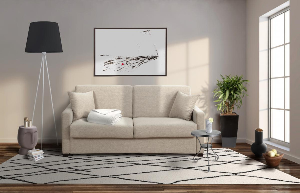 Funktionssofa Agathe - Schlafsofa inkl. Kaltschaummatratze