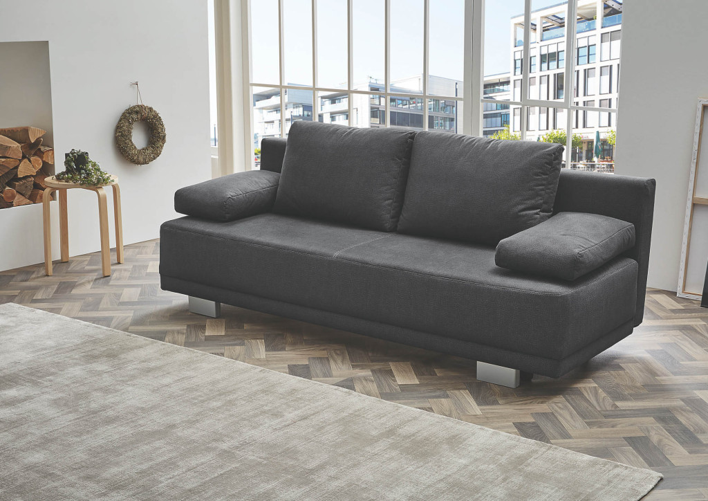 Schlafsofa Levina - mit Bett und Bettkasten - LF ca. 125x196cm