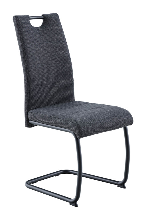 Schwingstuhl Florina - Webstoff anthrazit - belastbar bis 120 kg
